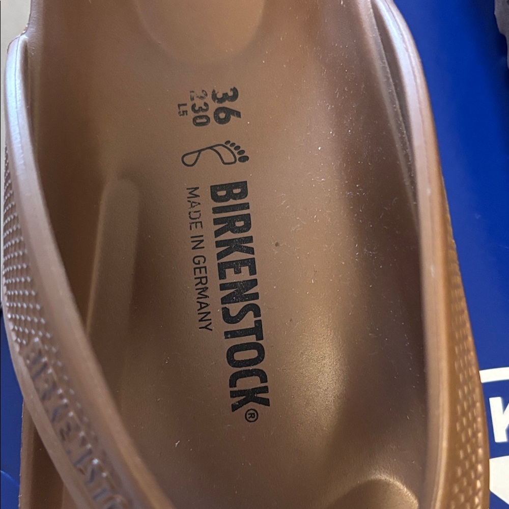 Birkenstock Chocolate Brown Flip Flops - Picture 3 of 6